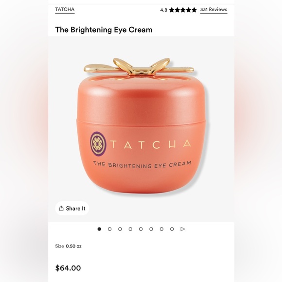 Tatcha The Brightening Eye Cream - Cream and Gold - Picture 4 of 4